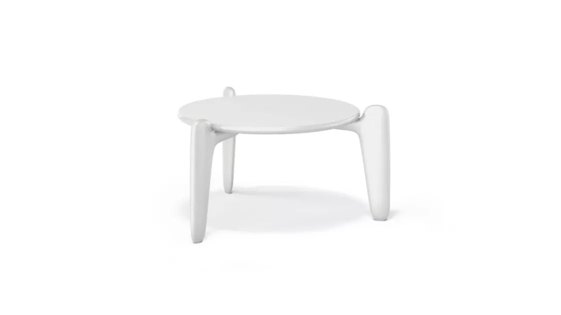 pulp | Round cocktail table - Matte lacquer