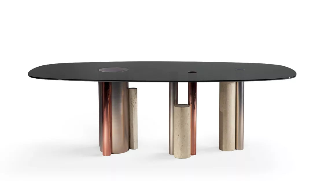 silo | oval dining table