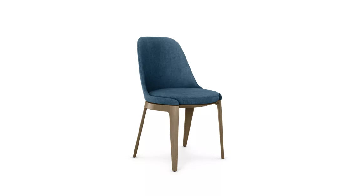 tournicoti | swivel chair - wooden base