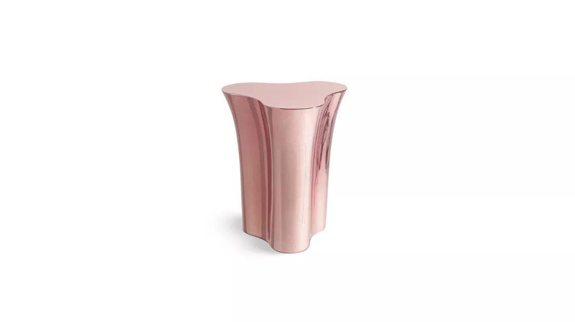 triolet | occasional table - chrome lacquer