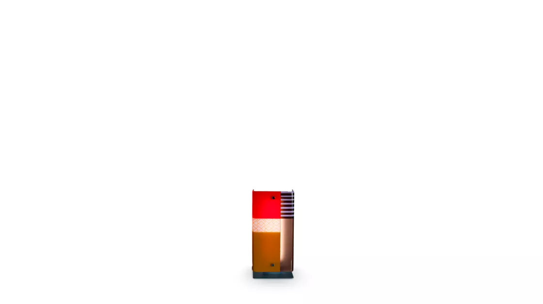 twin | table lamp, red