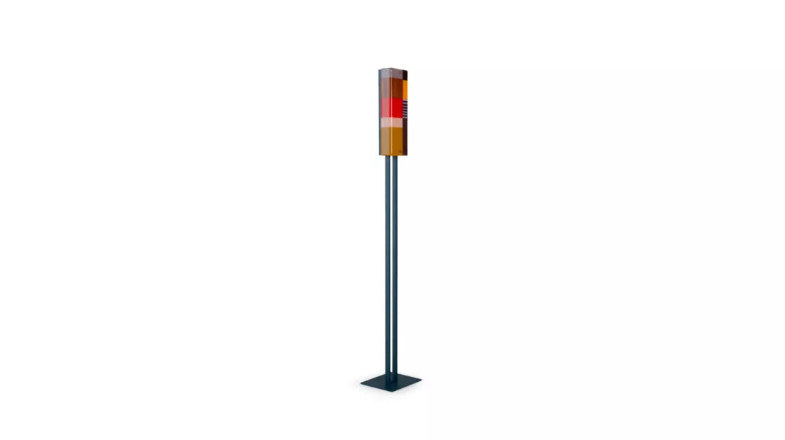 twin | floor lamp, red