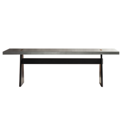 Steel Top Dining Table - view 1