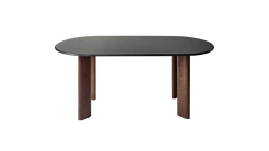 Oval Stone Dining Table - view 1