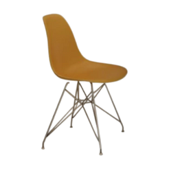 eames molded plastic side chair DSR - view 1