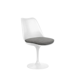 Tulip Armless Chair white shell - view 1
