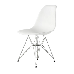 Eames molded plastic side chair - view 1