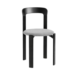 Rey Chair Deep Black Seat Steelcut Trio 124 - view 1