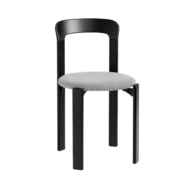 Rey Chair Deep Black Seat Steelcut Trio 124 - view 1