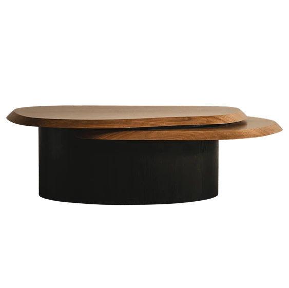 Layered Tea Table- Brown - view 1