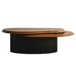 Layered Tea Table- Brown - view 1