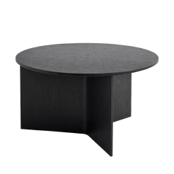 Slit Table Wood Round XL Black - view 1
