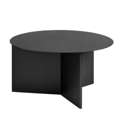 Slit Table Round XL metal Black - view 1