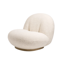 Pacha Lounge Chair Swivel Pearl Gold/Karakorum1 - view 1