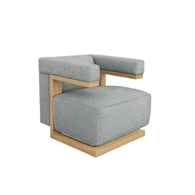 F51 Armchair - Grey - view 1
