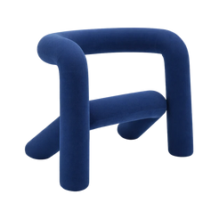 Extra bold armchair kvadrat Blue-Green - view 1