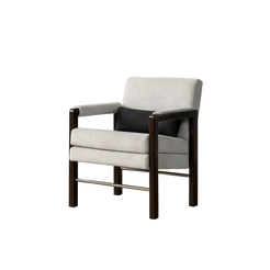 ㄷ' Lounge Chair - view 1