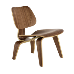 eames molded plywood lounge chair - view 1