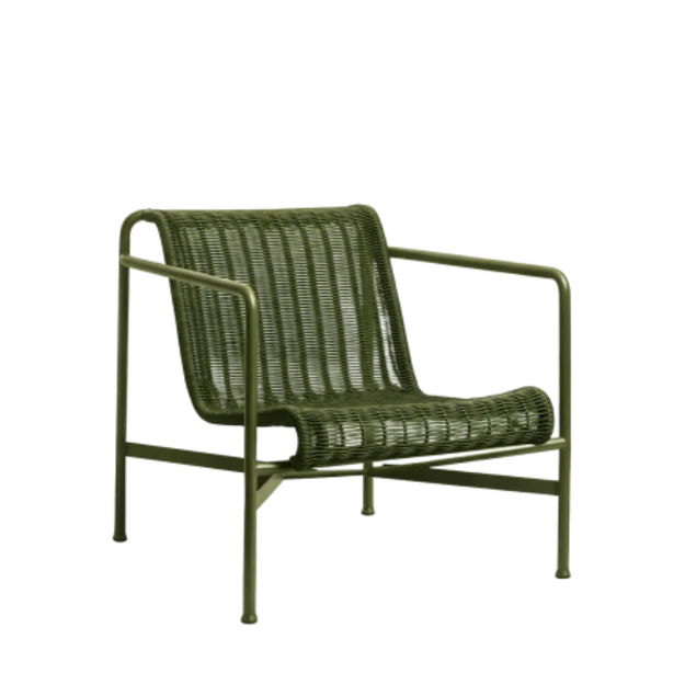Palissade Cord Lounge Chair Low Olive - view 1