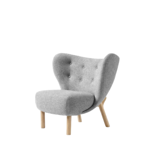 Little Petra Lounge Chair VB1 Karakorum 003-Walnut - view 1