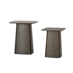 Wooden Side Table Dark Oak - view 1