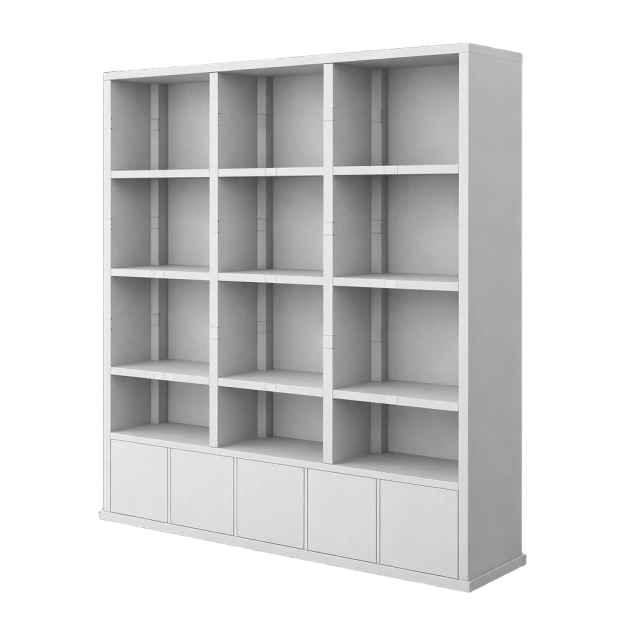 Stacked Storage Bookcase - view 1