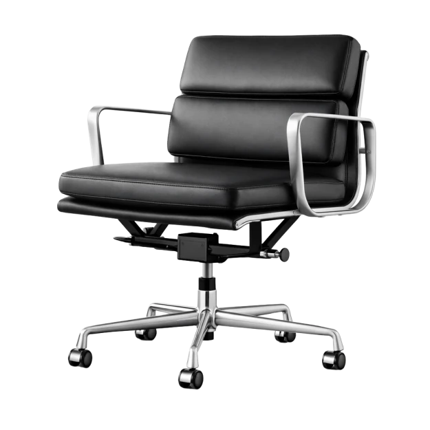 eames aluminum group soft pad chair - view 1