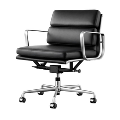 eames aluminum group soft pad chair - view 1