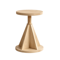 All wood Rocket Stool - view 1