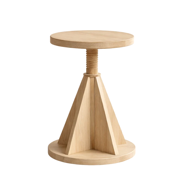 All wood Rocket Stool - view 1