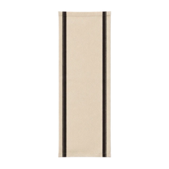 Calm kelim runner 80 x 200 off white-coffee - view 1