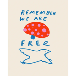 The Poster Club Das Rotes Rabbit - Remember You Are Free - view 1