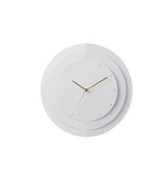Slit Wall Clock Rich White - view 1