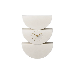 Mandarin Wall Clock - Sand Cream - view 1