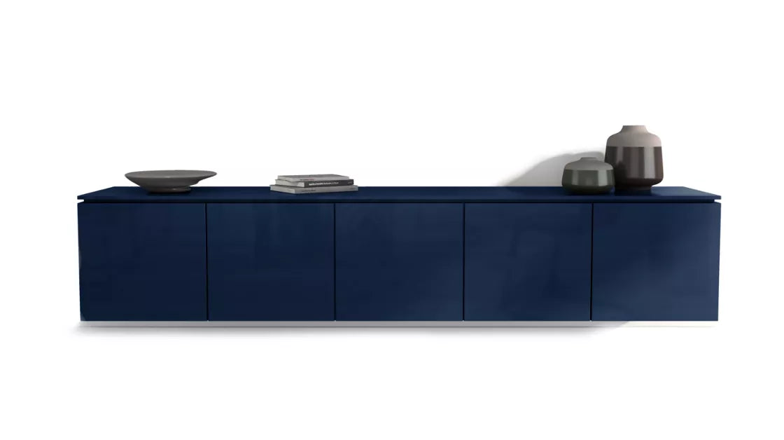coda | Suspended sideboard - 5 doors