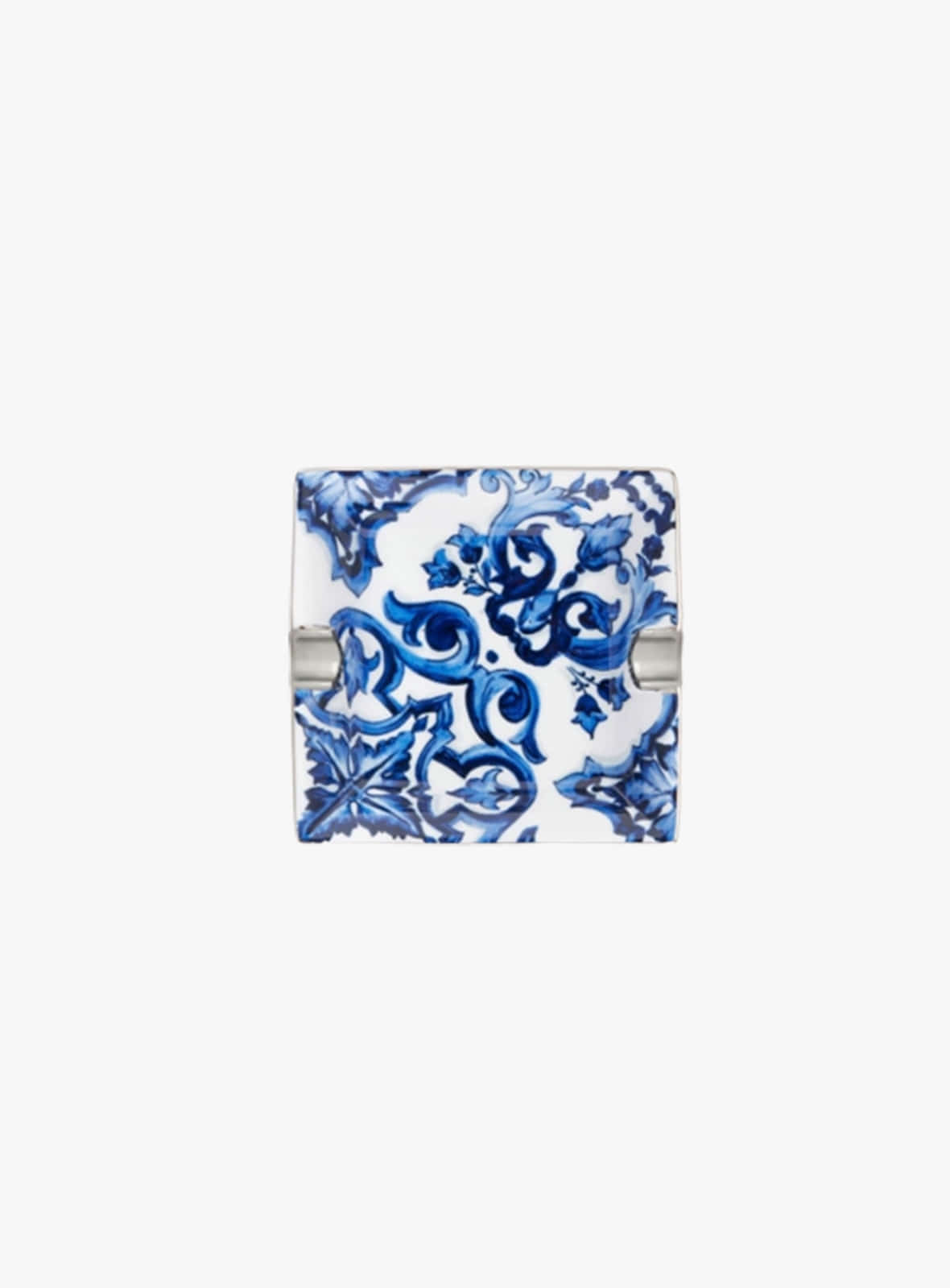 SSOG Dolce & Gabbana Home Accessories Dolce & Gabbana Ashtray 10 x 10 cm - Leopard FOGLIE BLU F DO BIANCO TCC100 TCA39