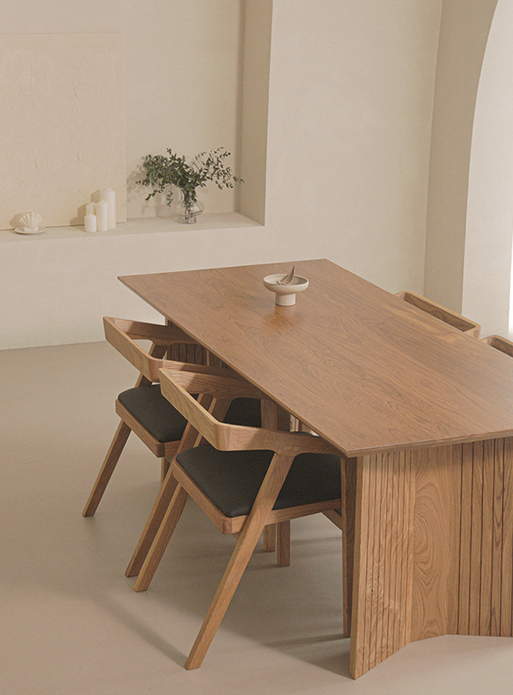 Hereu Weolneos Weonhyeong Table ECO HPL Set (wood ver)
