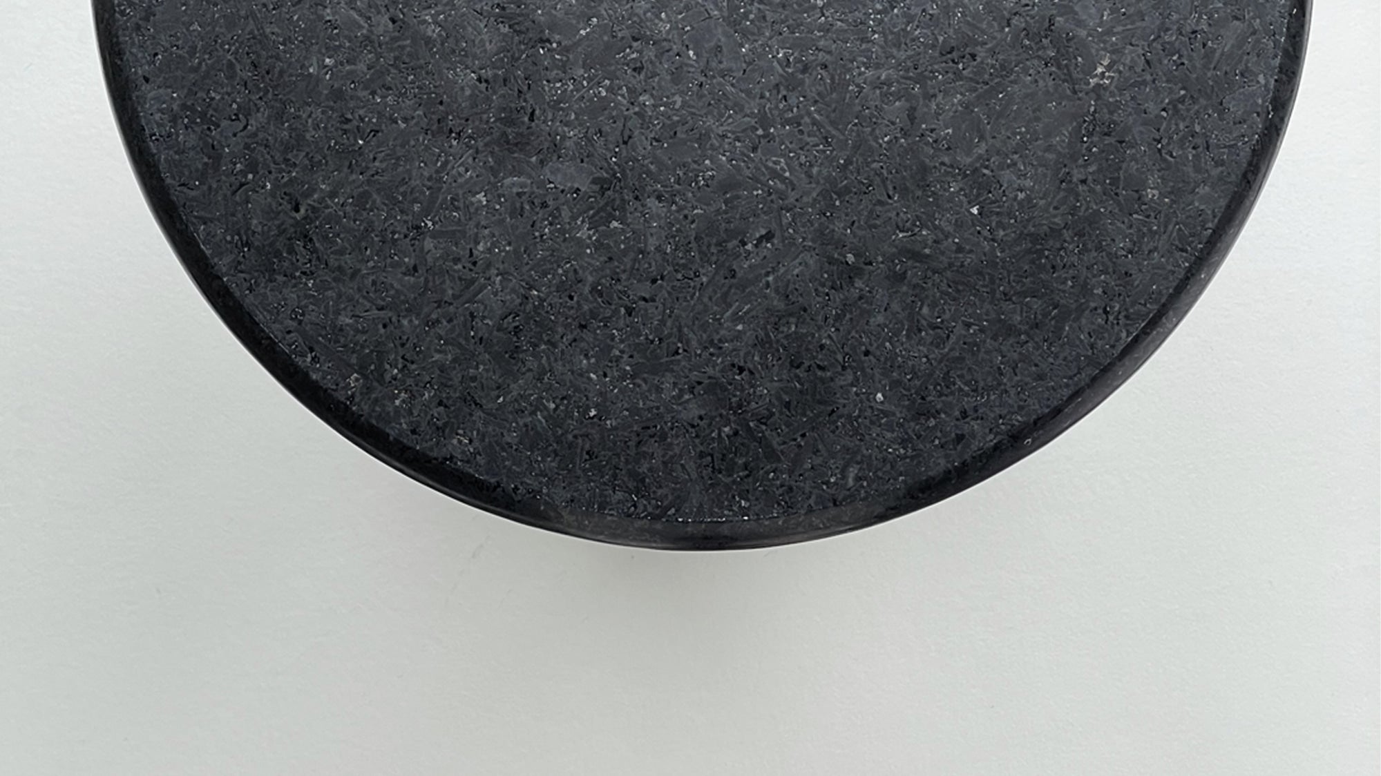 Black Granite Side Table