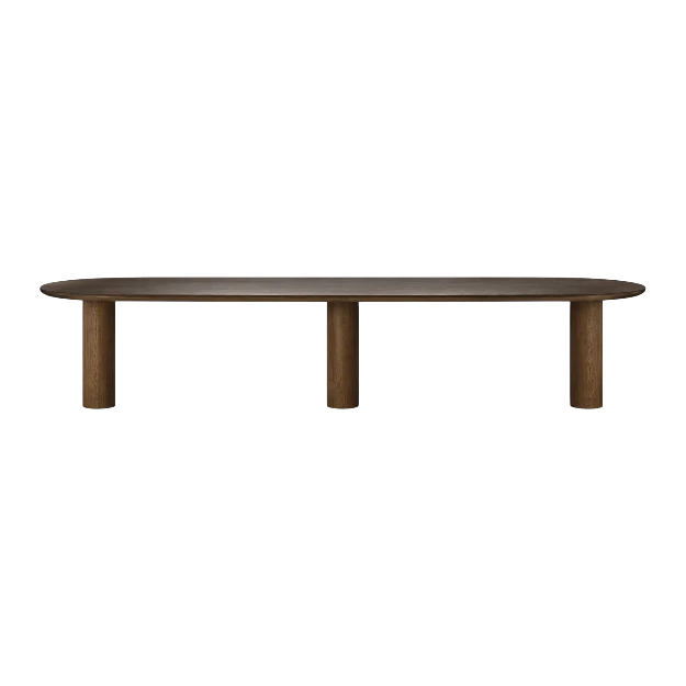 Oval Stone Dining Table Custom - view 1