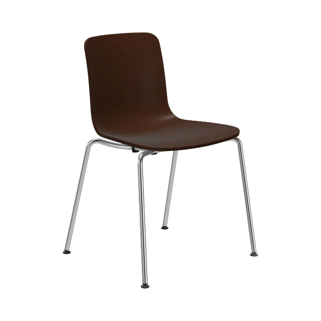 HAL Tube Stackable Seat Chocolate-Base Chrome-Glide Basic Dark - view 1