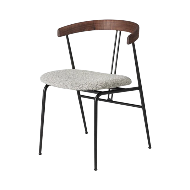 Violin Dining Chair Seat Upholstered - view 1