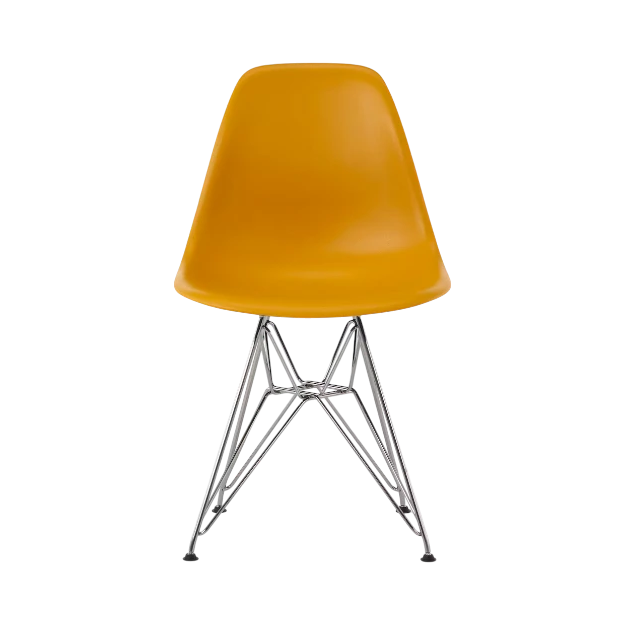 eames molded plastic side chair - view 1
