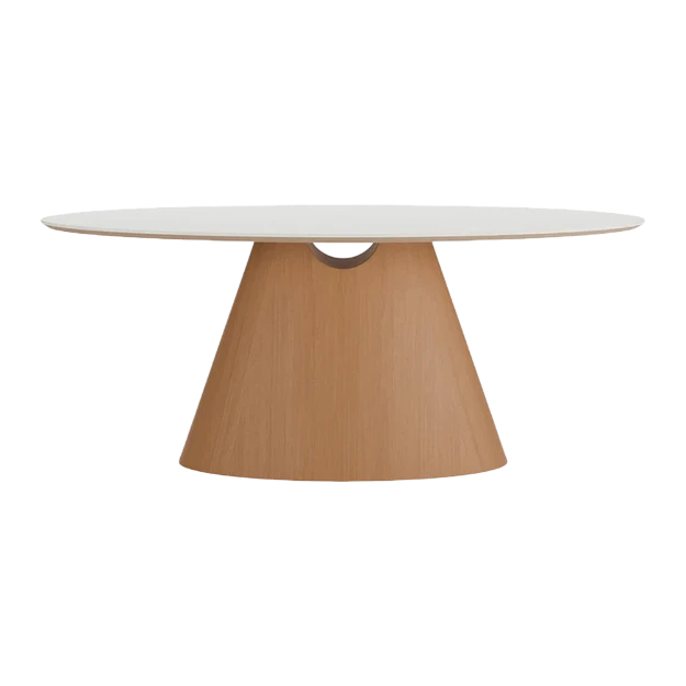 Lunar oval table - view 1