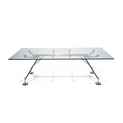 Nomos Table (Glass Top/Chrome Base) - view 1