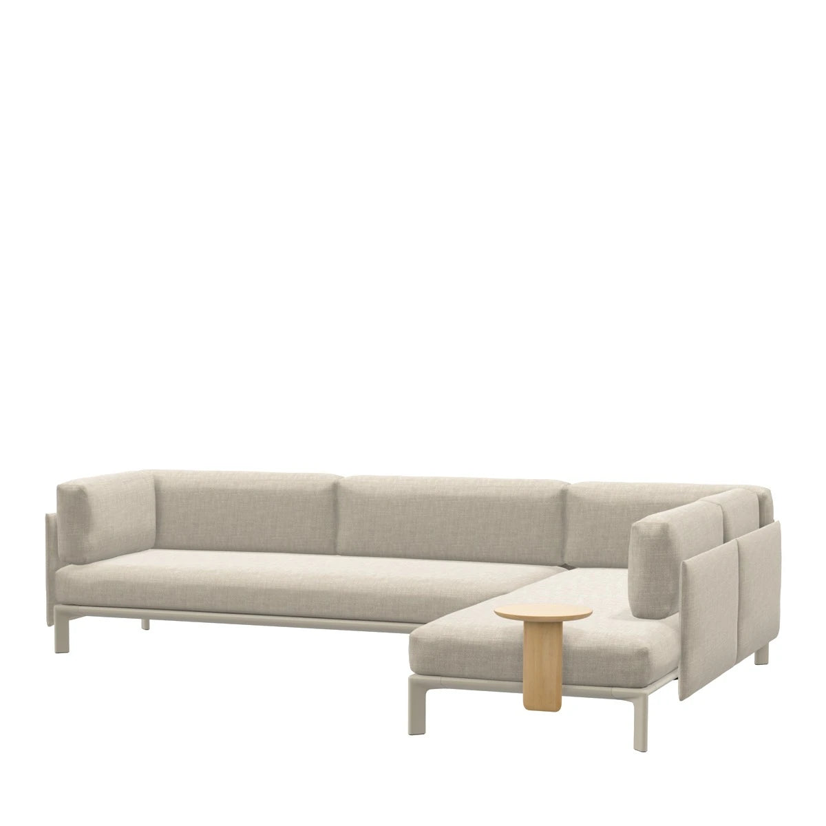 Anagram Sofa 90 x 220 Savana-Pearl Melange - view 1