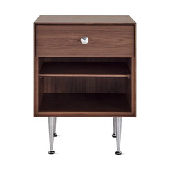 Nelson Thin Edge Bedside Table Walnut - view 1