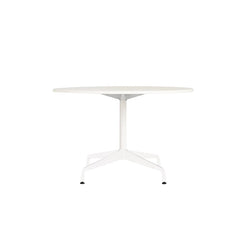 Eames Conference Table Round (121) All White - view 1