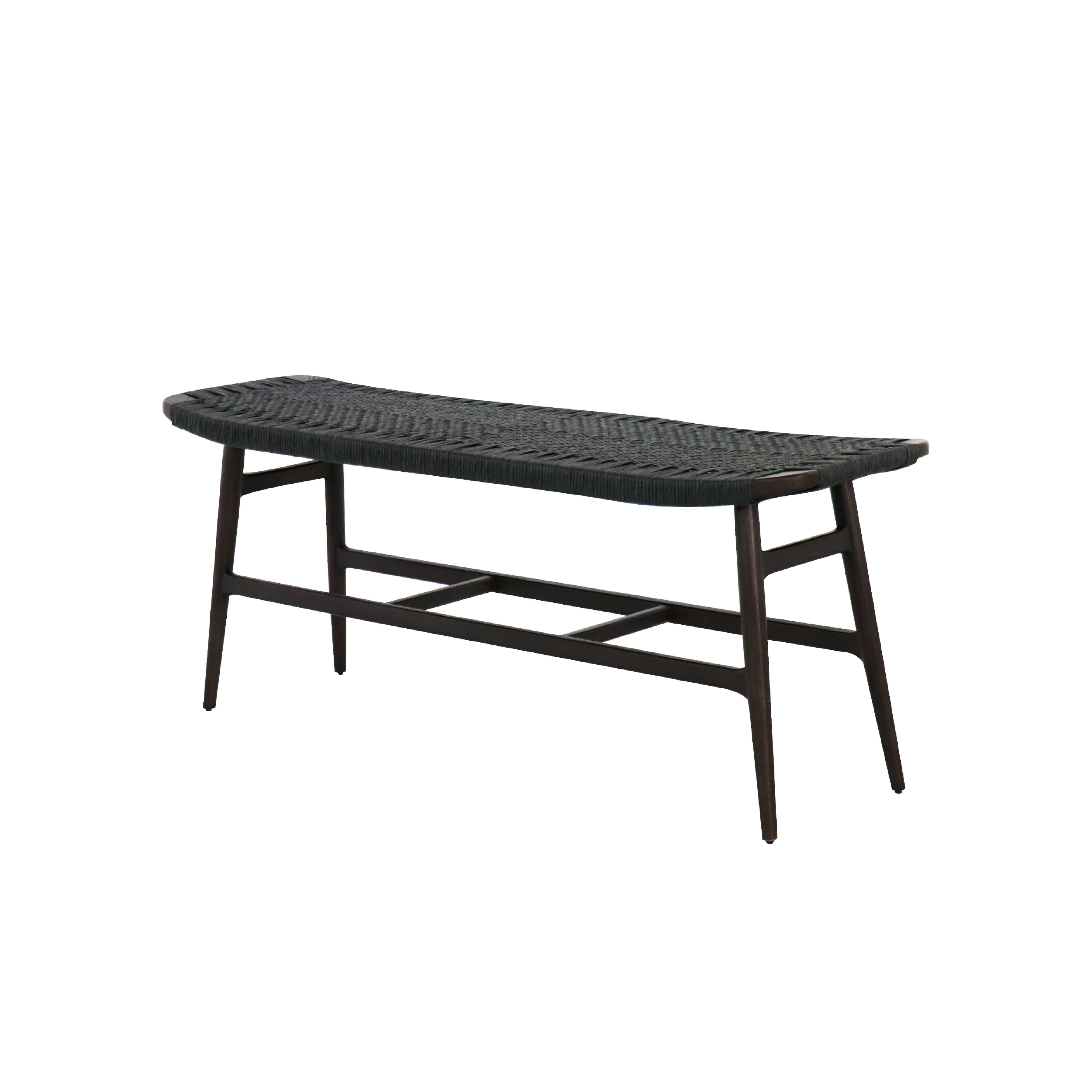 Freja Bench Paper Cord Seat (Oak/Walnut) - view 1