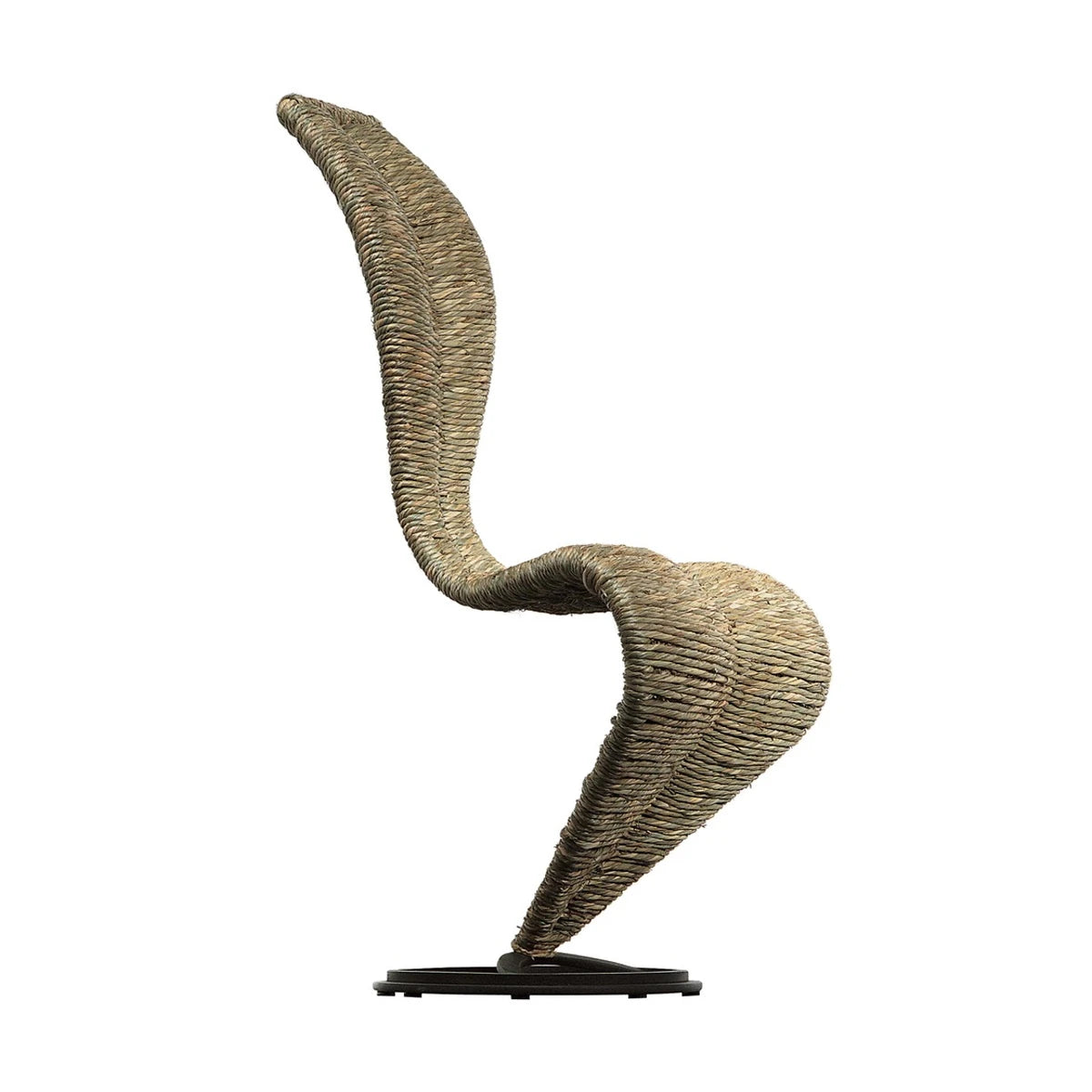 S-Chair woven marsh straw - view 1