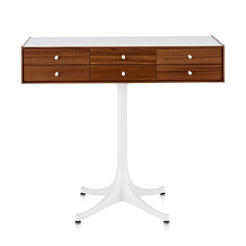 Nelson Miniature Chest 6 Drawers Walnut-White - view 1